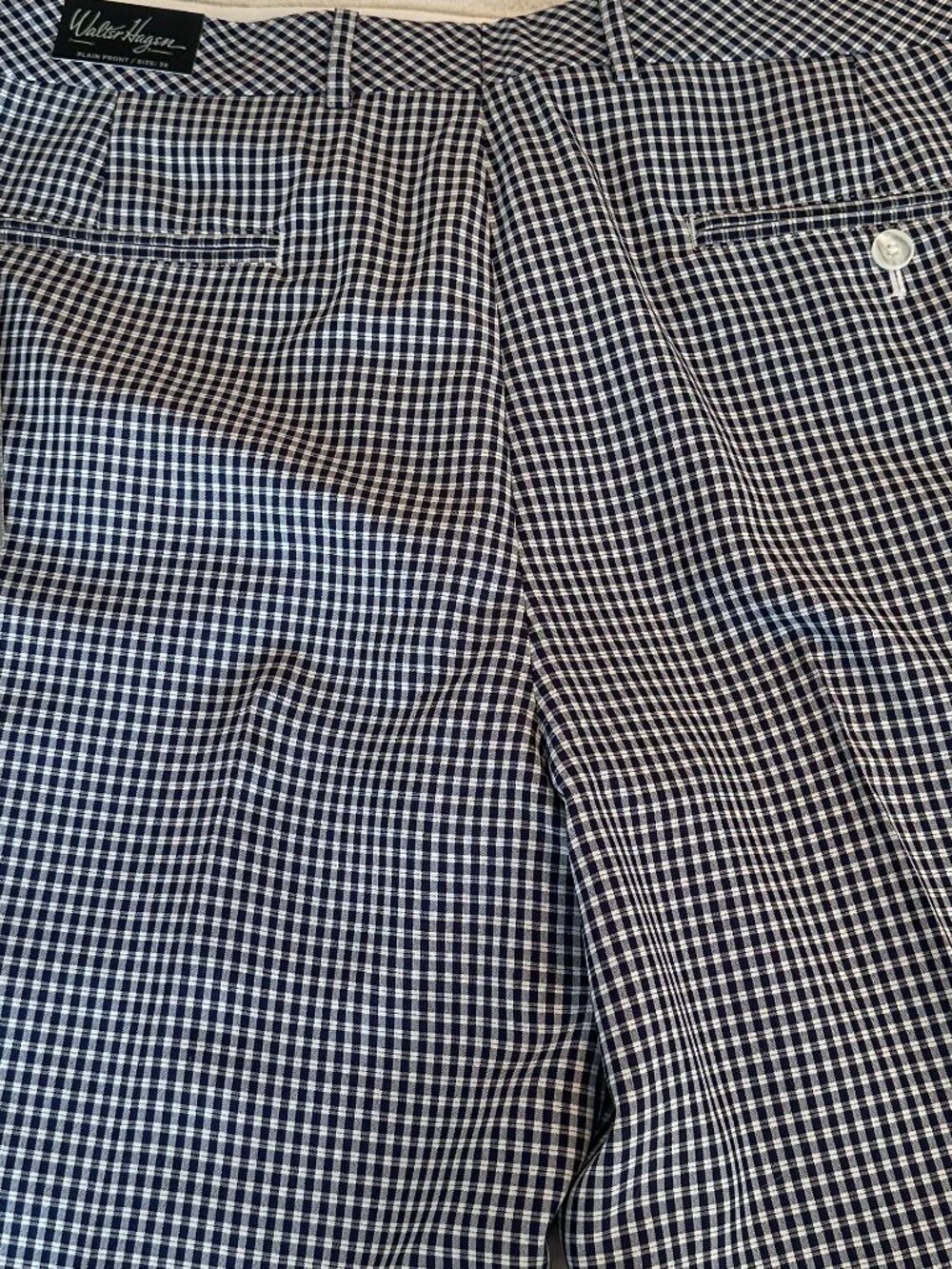 Walter Hagen NWT Gingham Men's Golf Shorts